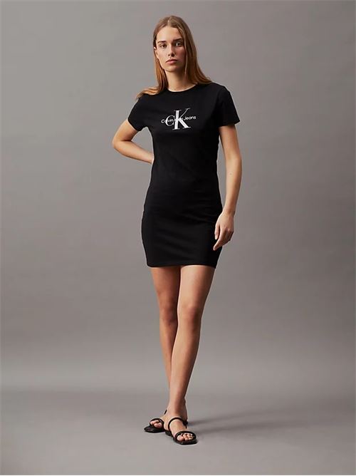 diffused monologo dress CALVIN KLEIN JEANS | J20J223056BEH
